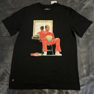 MED Nike Air Jordan Artist Series by Jacob Rochester T-Shirt DQ7380-010 SOLD OUT
